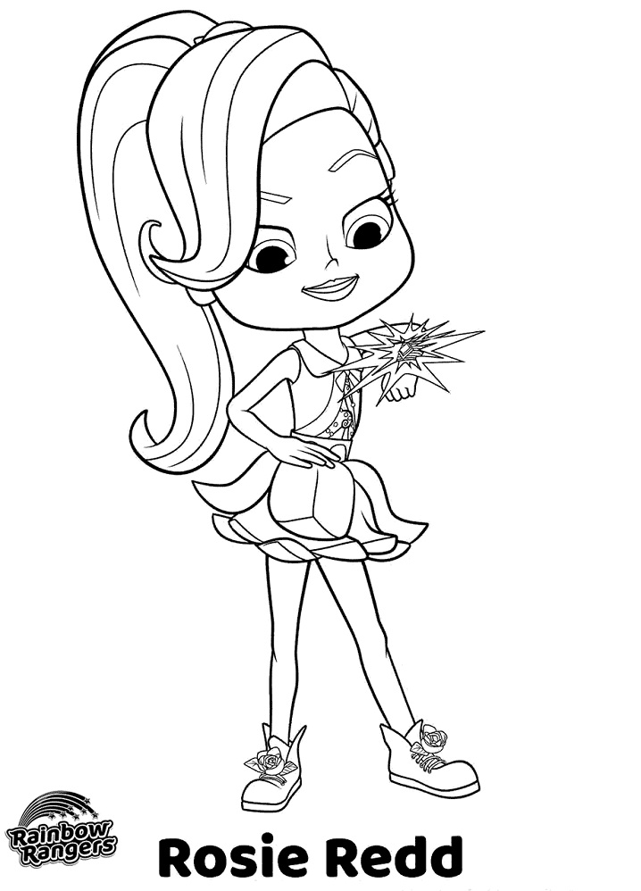 Cool Rosie Redd Coloring Page - Free Printable Coloring Pages for Kids
