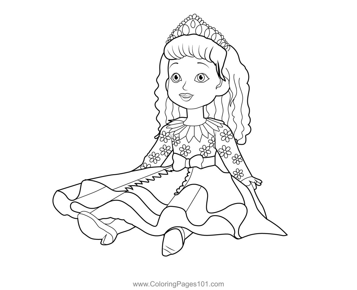 Marabelle Fancy Nancy Clancy Coloring Page for Kids - Free Fancy Nancy  Clancy Printable Coloring Pages Online for Kids - ColoringPages101.com | Coloring  Pages for Kids
