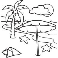 Sunset Coloring Pages - Coloring Page