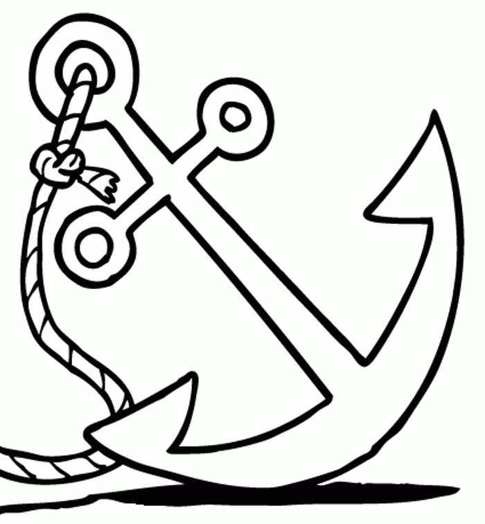 Anchor Coloring Pages Printable Free - Coloring Pages For All Ages
