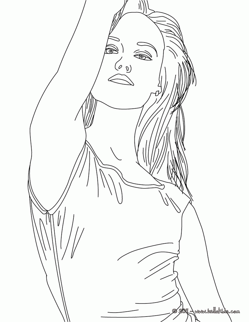 Outline Person Coloring Page - Coloring Pages for Kids and for Adults