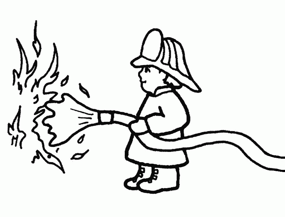A Firefighter Was Deleting Fire Coloring Pages For Kids #cgz ...