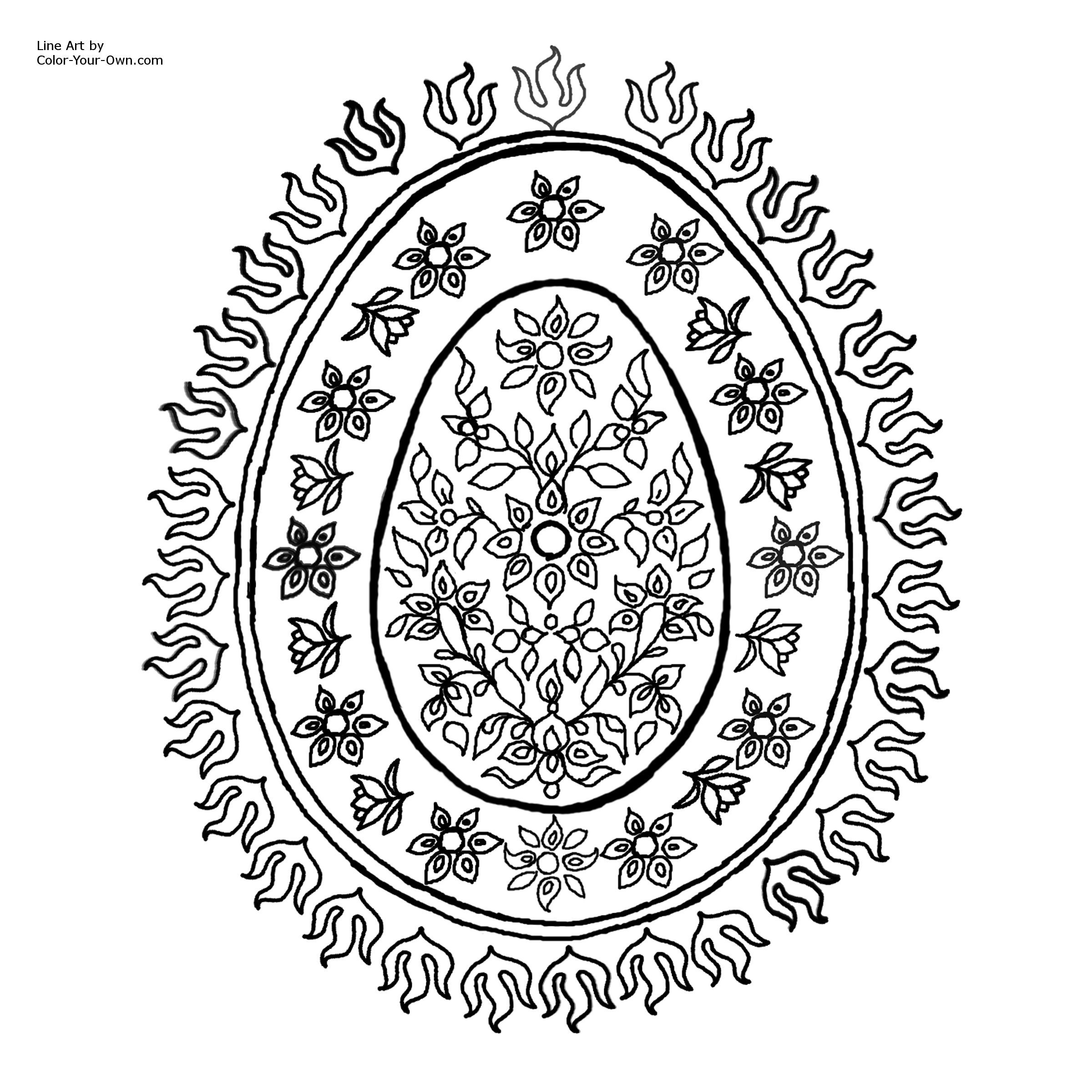Download Flower Pattern Coloring Pages - Coloring Home