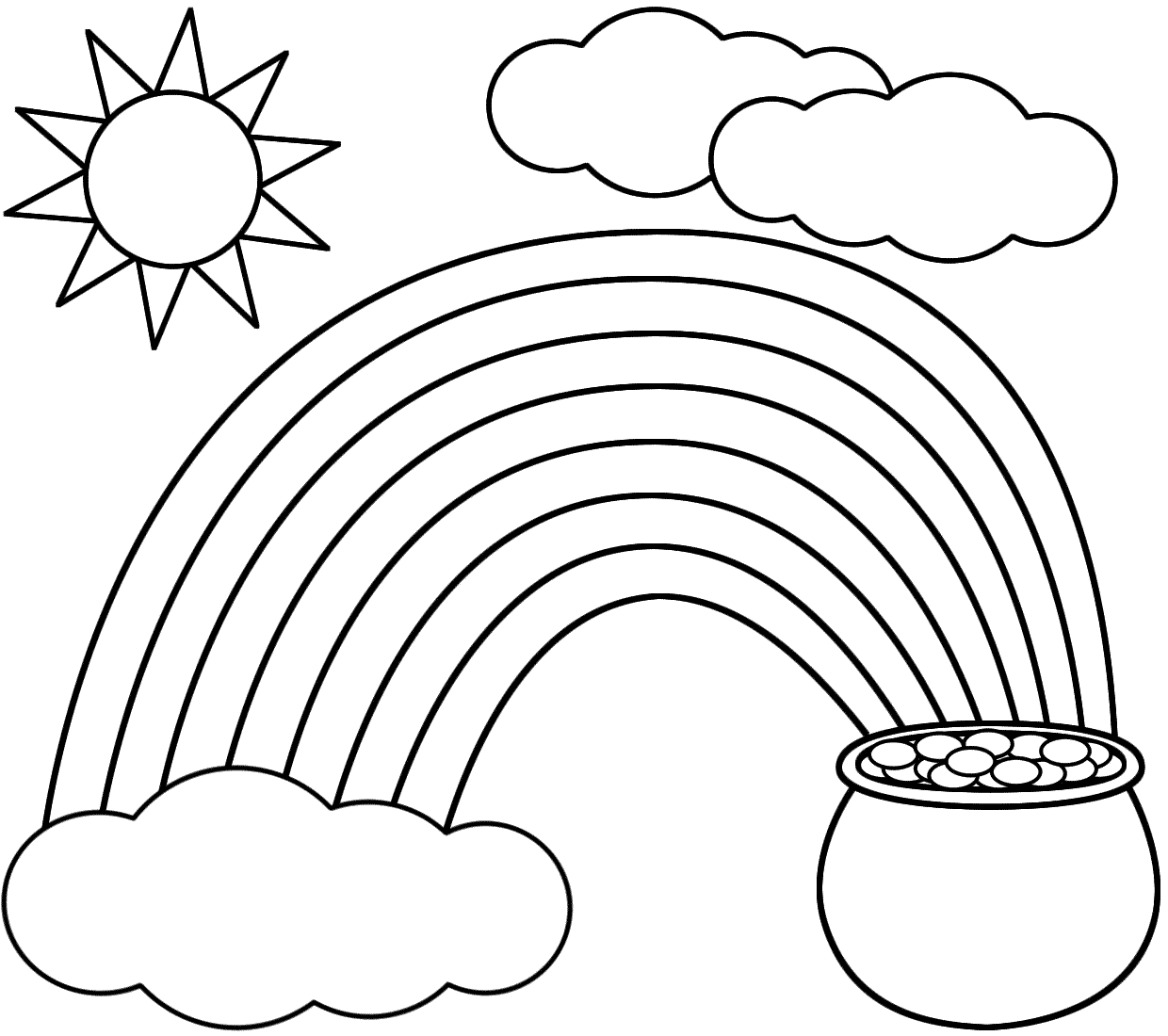 coloring pages free st patricks day