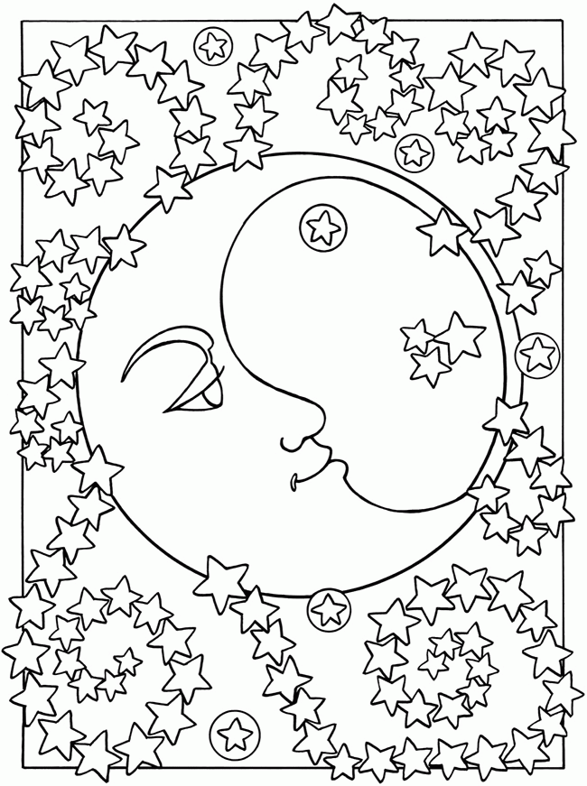 Best Photos of Sun Coloring Pages Adults - Sun and Moon Coloring ...
