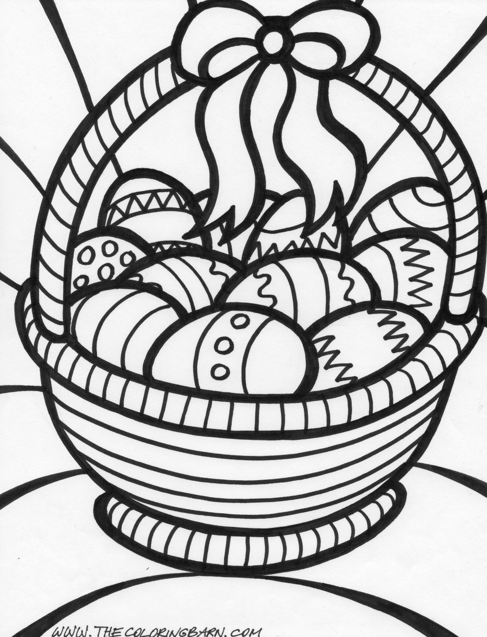 Easter Coloring Pages To Print For Free - Coloring
