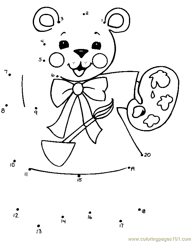 Coloring Pages Dot 6 (Entertainment > Games) - free printable 