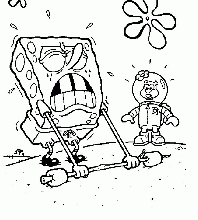 spong Bob square pants Colouring Pages (page 3)