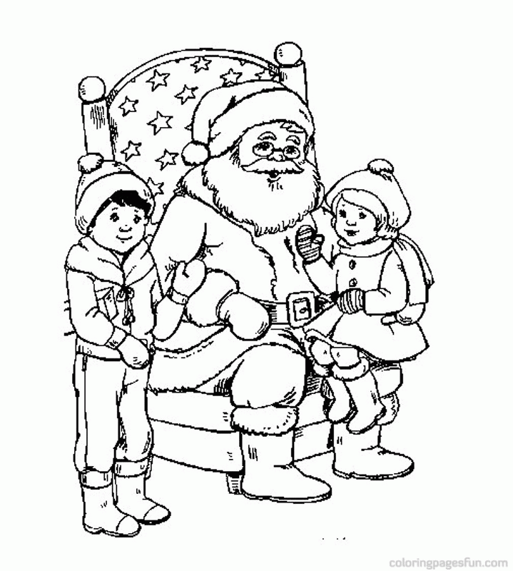 lego santa Colouring Pages