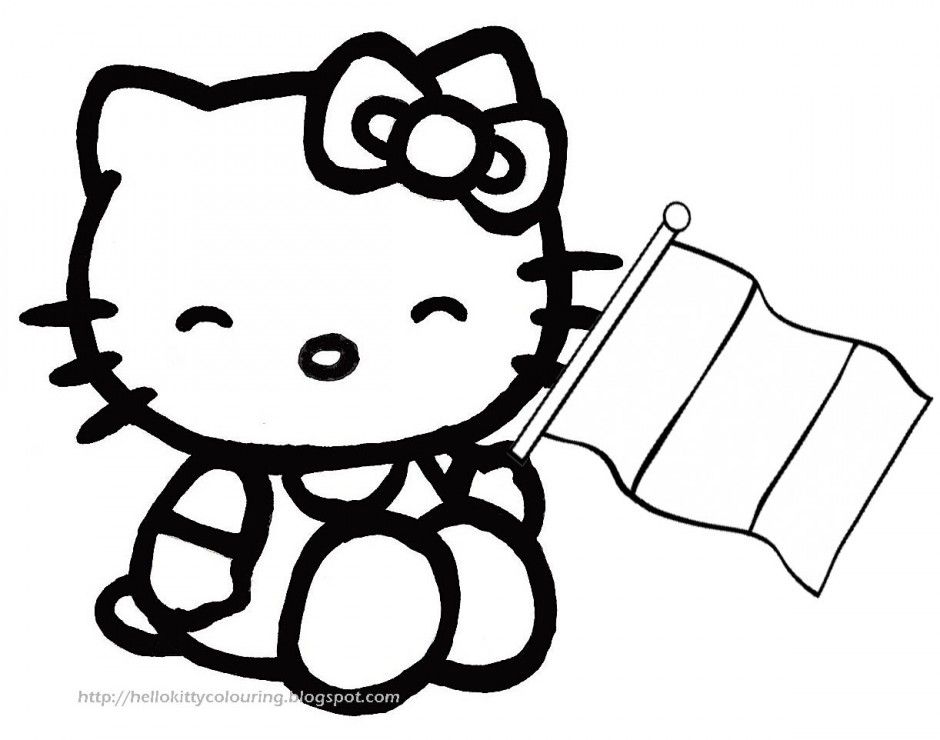 Sunny Day Coloring Pages Hello Kitty On The Beach Coloring Pages 
