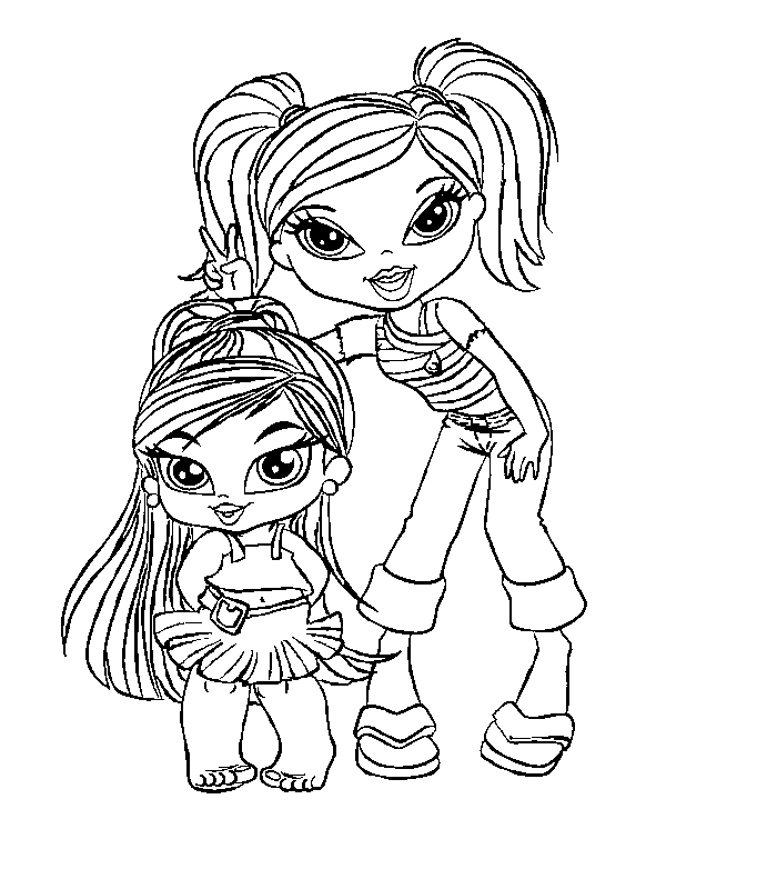 Bratz Coloring Pages Book Babyz Yasmin Colouring Comments Printable ...
