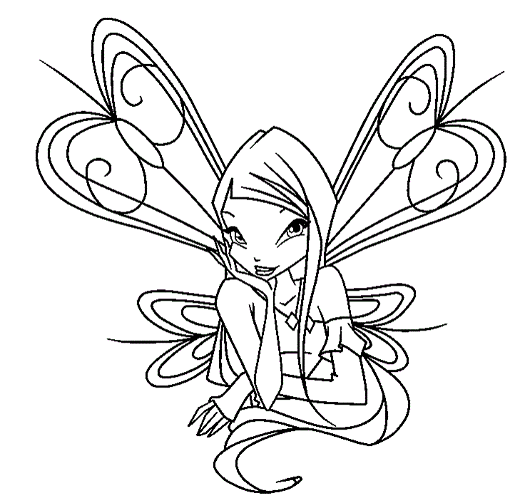 Coloring Online Winx Club | Free Coloring Online