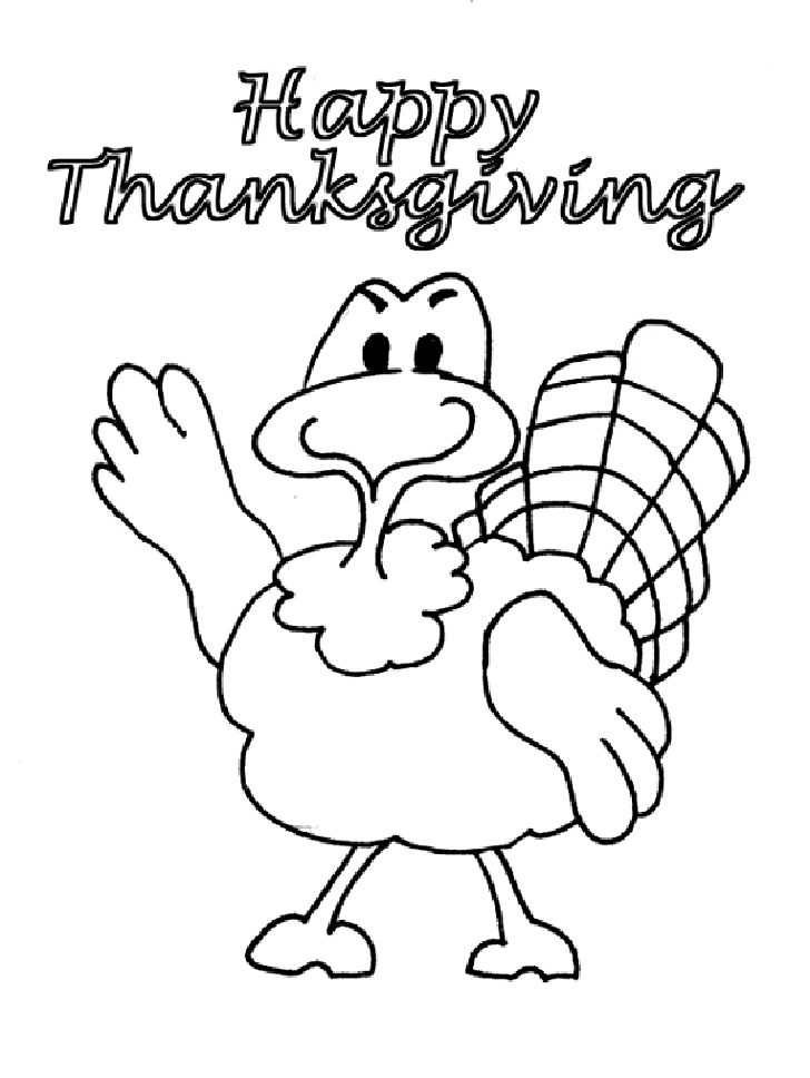 Happy thanksgiving coloring pages 