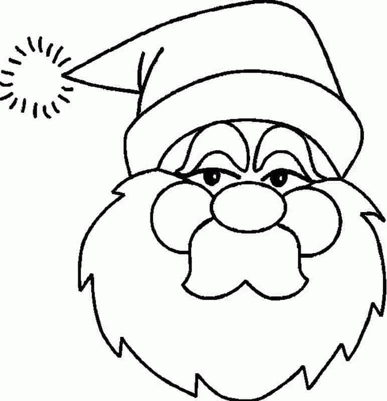 Printable Free Christmas Santa Claus Coloring Pages For Toddler #