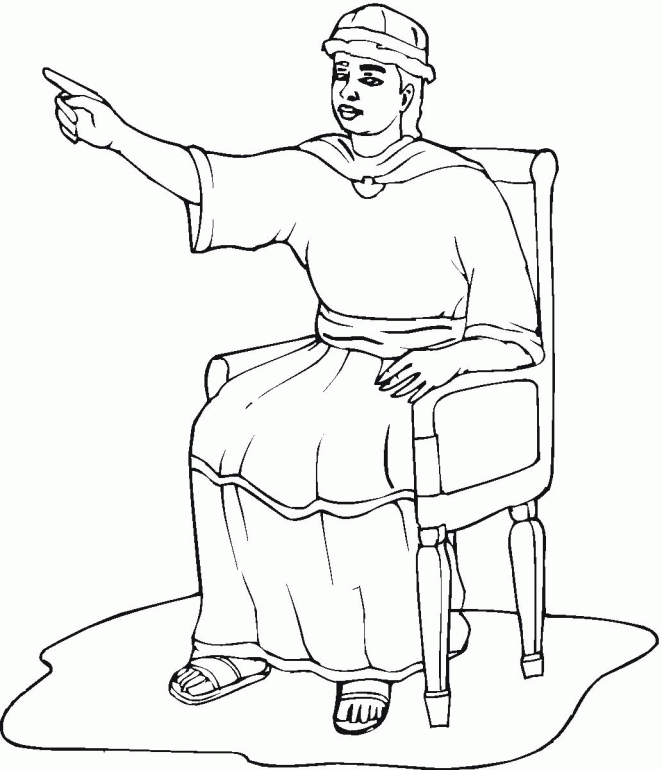 King Solomon Coloring Pages Free | Online Coloring Pages