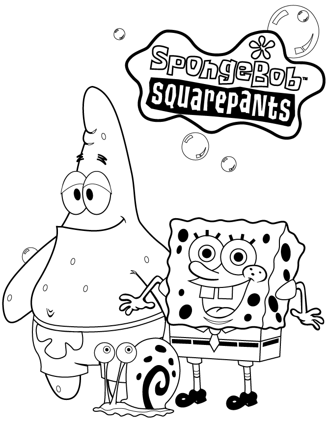 Coloring Pictures Of Spongebob - SpongeBob - Kolorowanki, Czas Dzieci : Spongebob squarepants coloring pages menmadeho coloring pages for.
