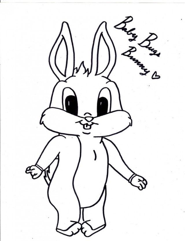 Baby Bugs Bunny Coloring Free Bunny Coloring Pages Kids Coloring 