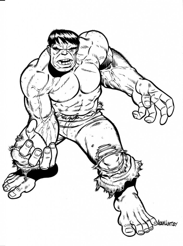 Incredible Hulk Coloring Pages Printable