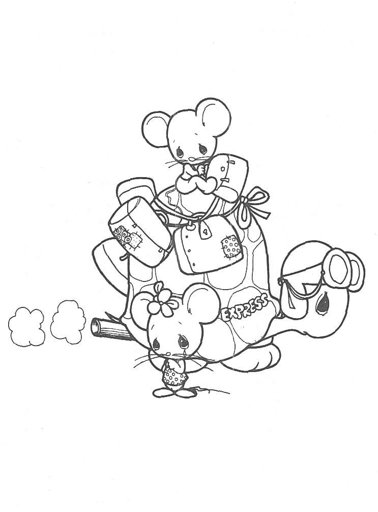 precious moments Animals Colouring Pages (page 2)