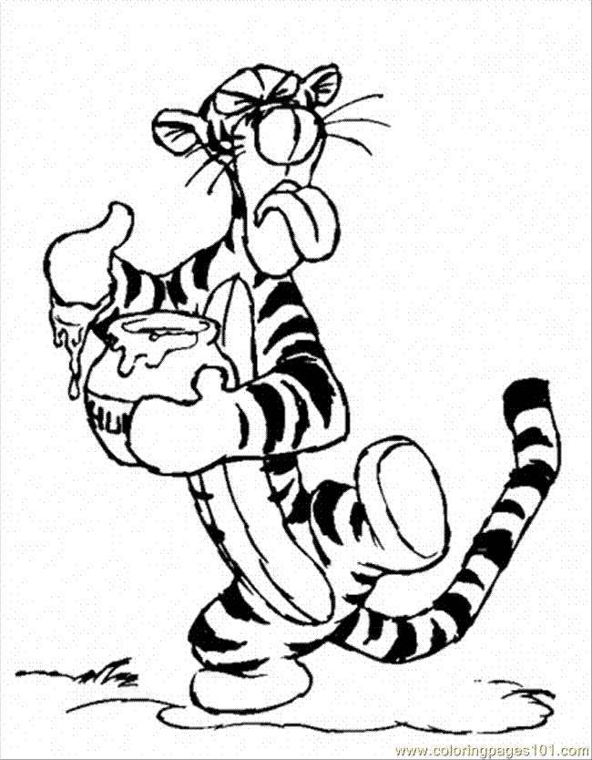 Download Tigger Coloring Page Coloring Home