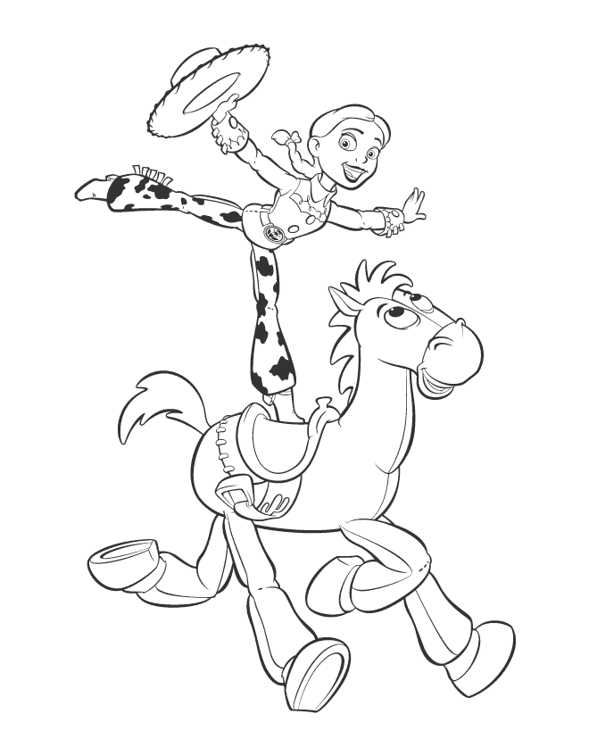 jessie disney channel Colouring Pages