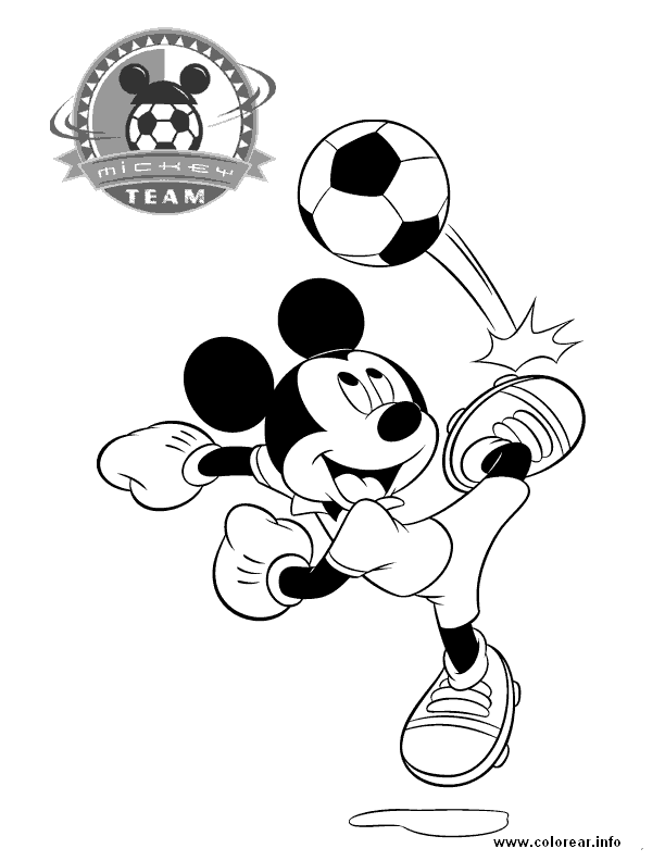 mikey-chuta-balon Sports PRINTABLE COLORING PAGES FOR KIDS.