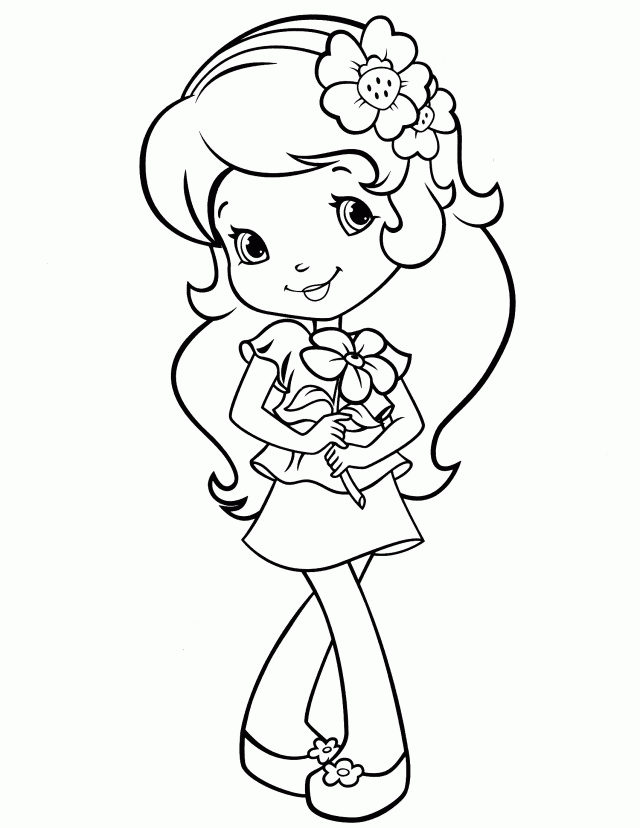Strawberry Shortcake Coloring Pages Printable 222416 Strawberry 