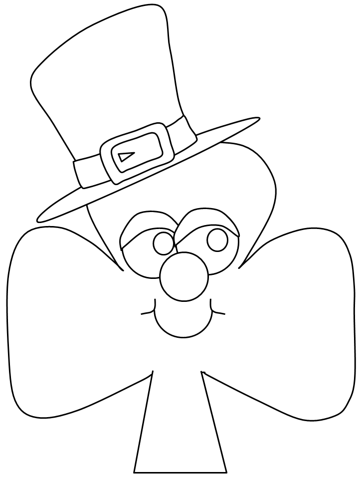 Shamrock Patrick Coloring Pages Free Printable Coloring Pages For 