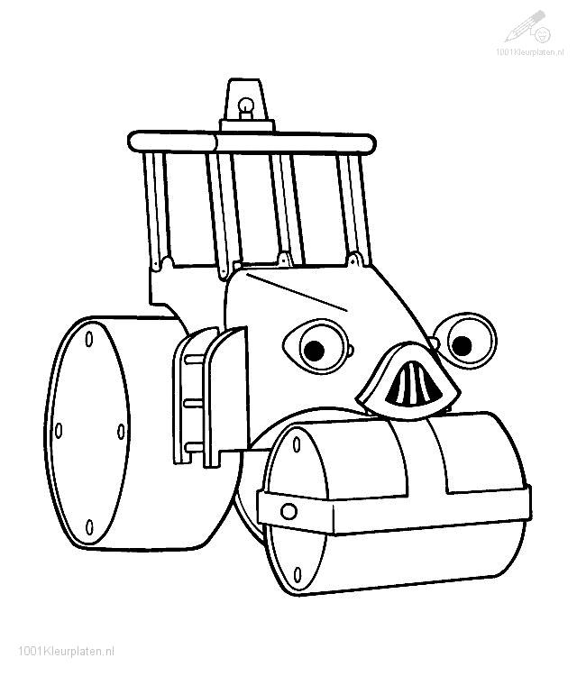 Bob The Builder Fix The Gas Tube Coloring Page