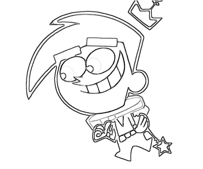 Timmy Turner Coloring Pages Timmy Turner Genesis Boxart