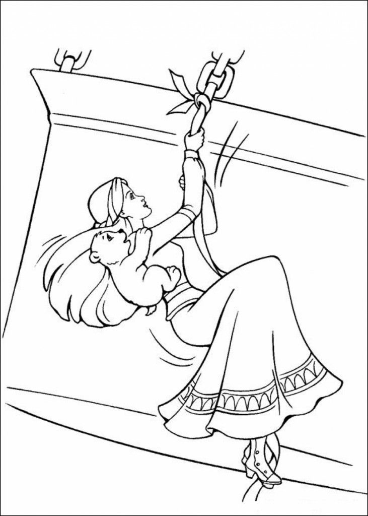 Cartoon: New Barbie And The Magic Pegasus Children Coloring Pages 
