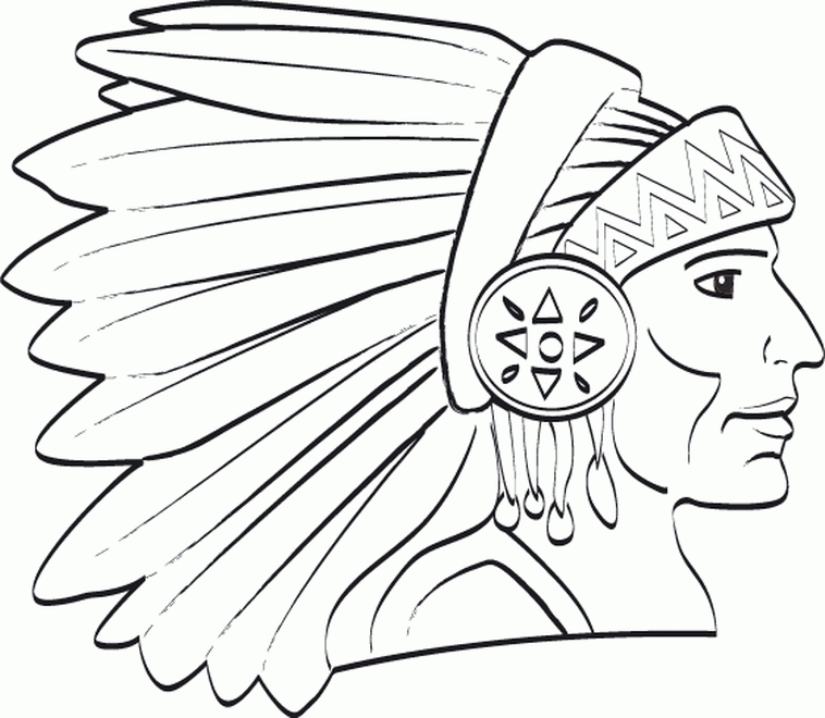 Coloring Page - Indian coloring pages 6