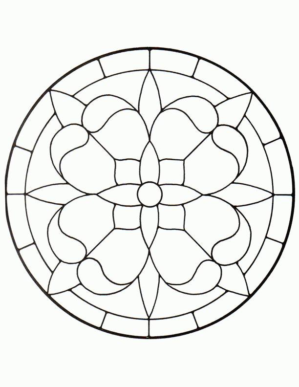 Free Round Window Patterns For Stained Glass
