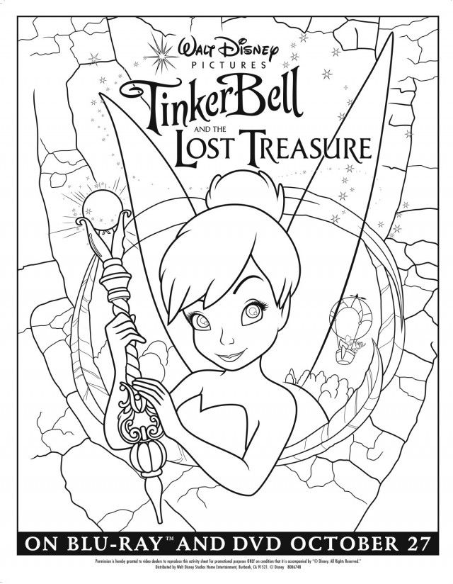 Tinker Bell And The Lost Treasure Coloring Page Id 41559 268341 