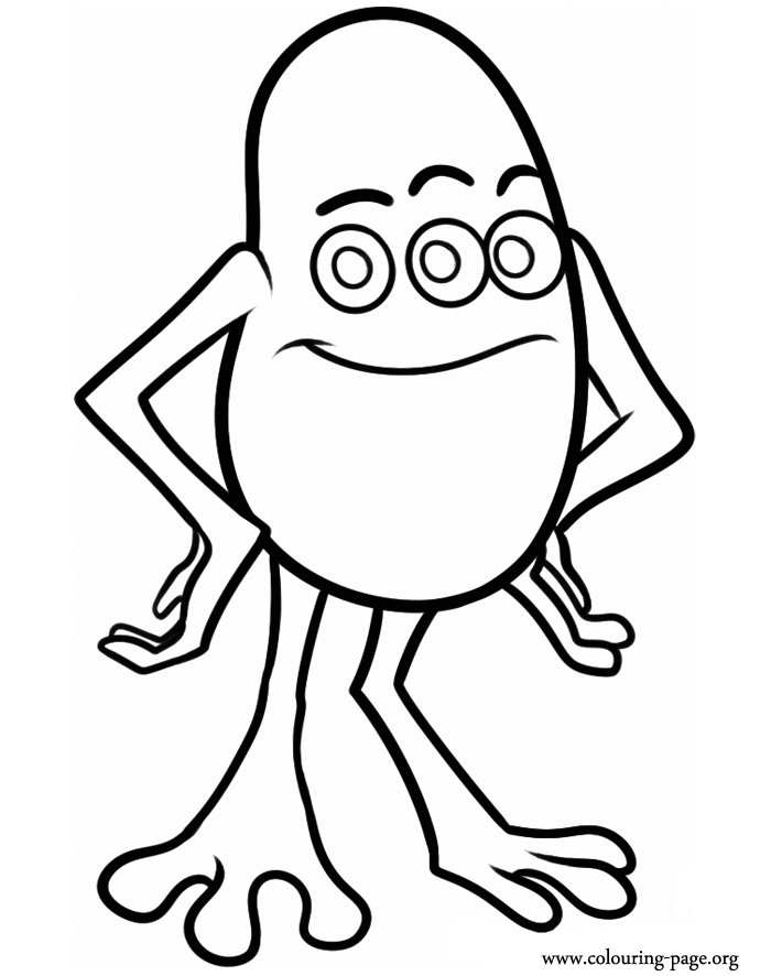 Monsters University - Fungus coloring page