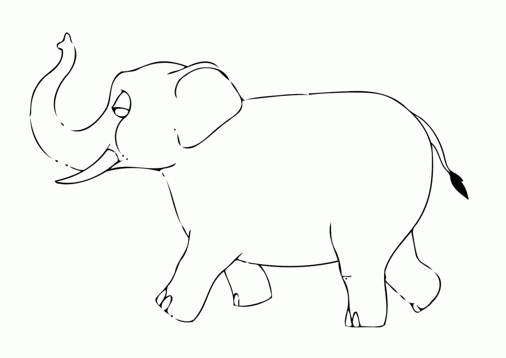 Elephant Coloring Pages - Free Coloring Pages For KidsFree 