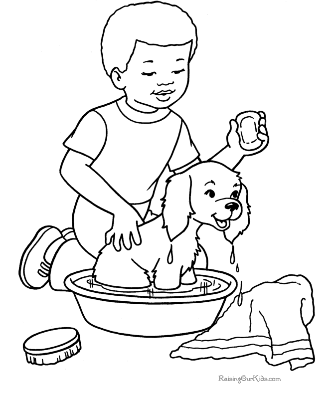 Dog coloring page | cats and dogs coloring pages