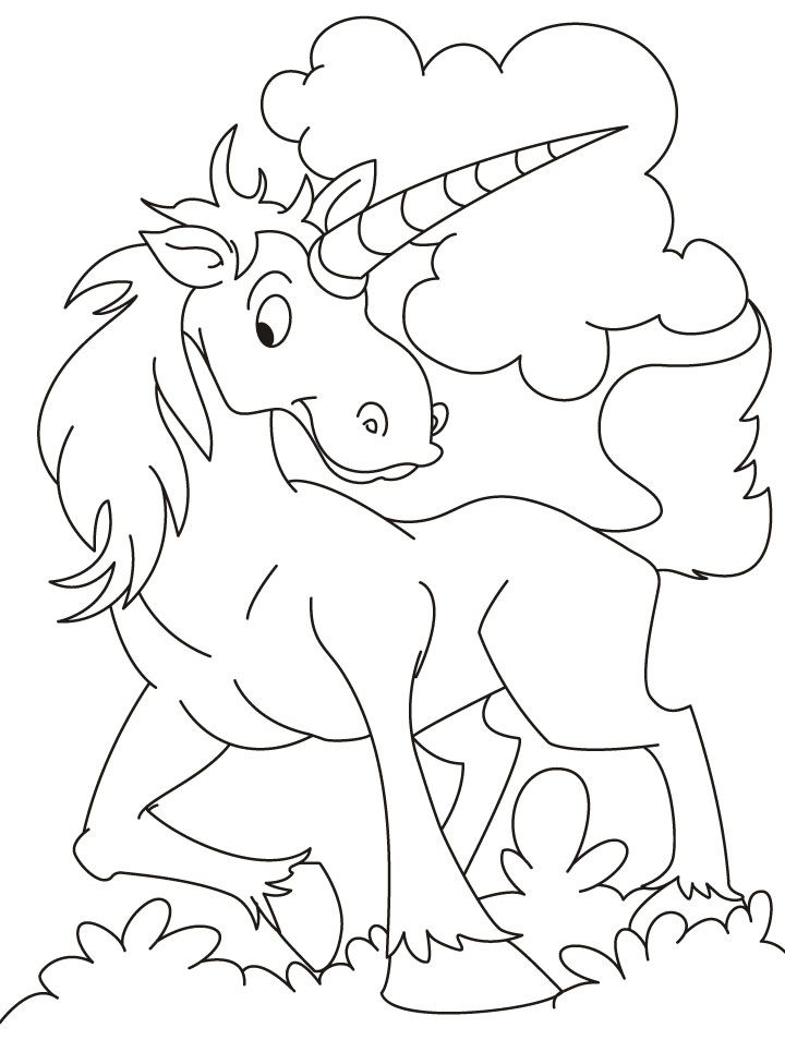 Unicorns Coloring Pages for Kids- Printable Coloring Book for Kids
