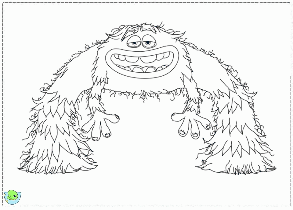 Monsters University Kids Coloring Page | coloring pages