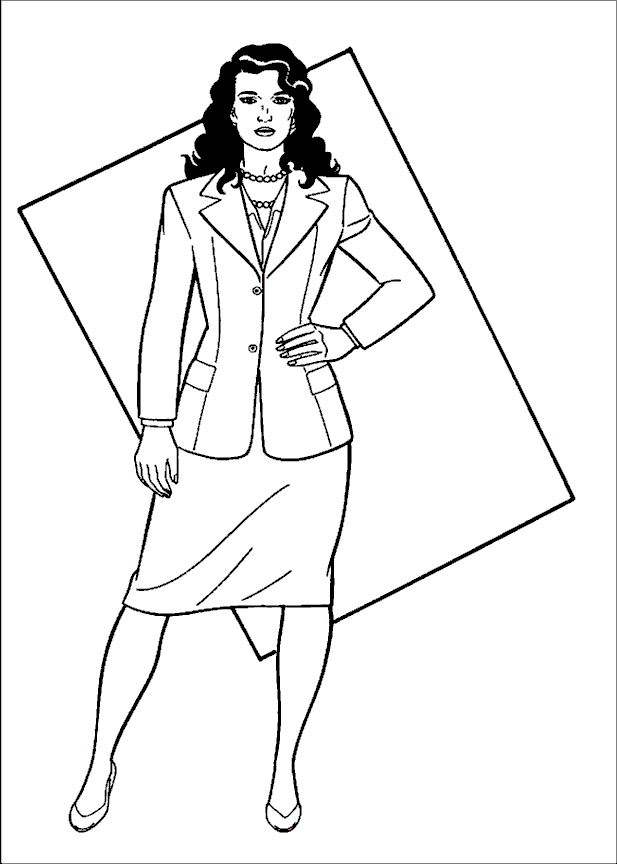 coloring books Superman Lois Lane to print and free download