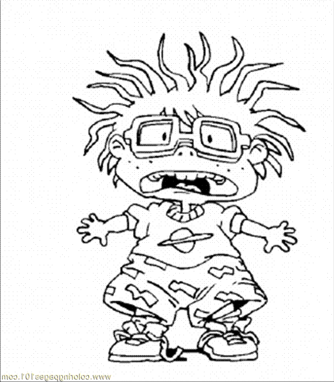 Chuckie Rugrats Coloring Pages | download free printable coloring 