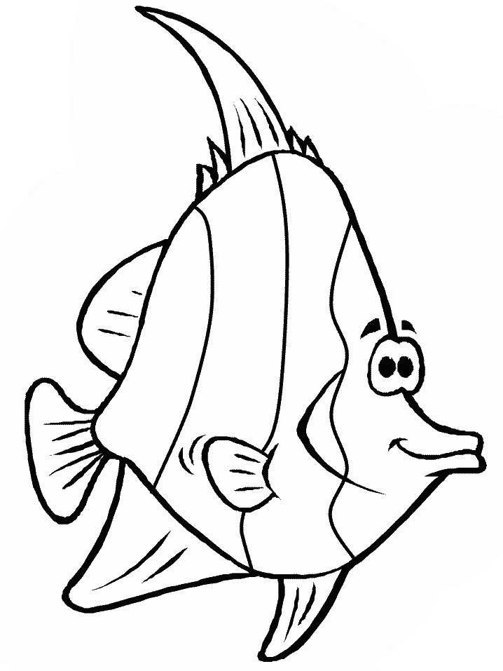 Fish 6 Animals Coloring Pages & Coloring Book