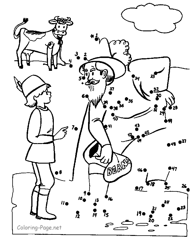 the beanstalk Colouring Pages (page 3)