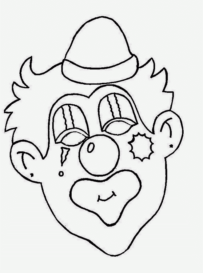 Coloring page Clowns Clowns