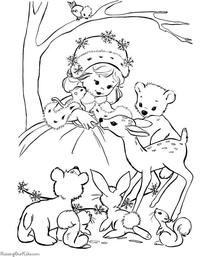 kittens in big house coloring page kids