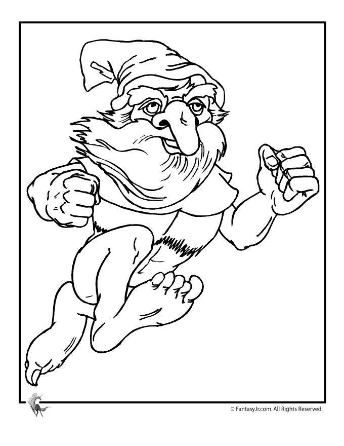 Free Trolls Coloring Pages To Print - Coloring and Drawing