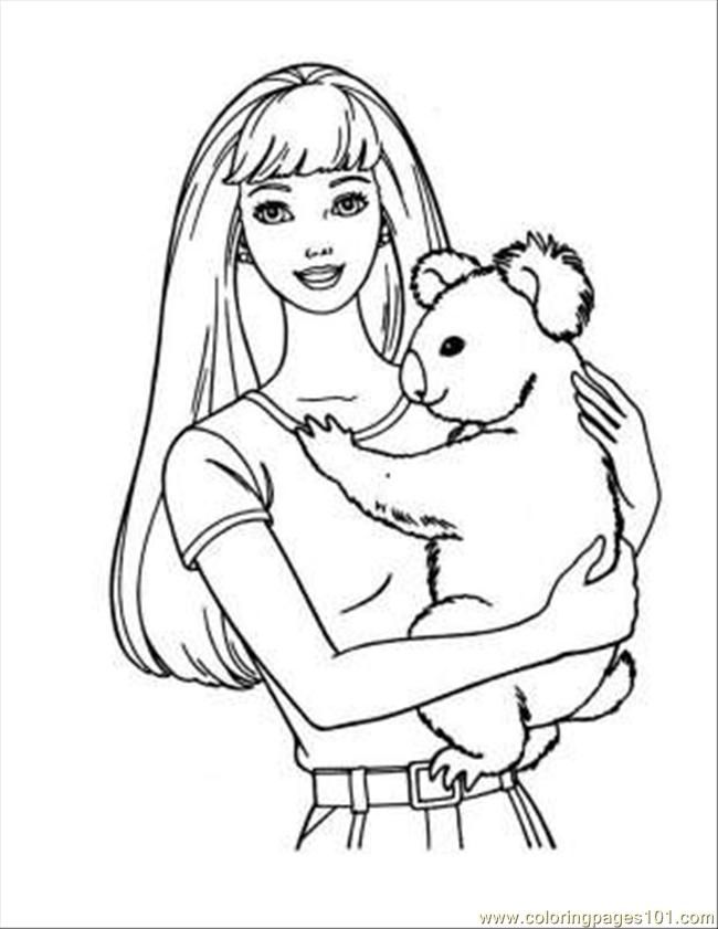 barbie coloring pages free printable - Quoteko.com