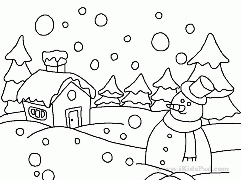winter wonderland coloring pages  coloring home