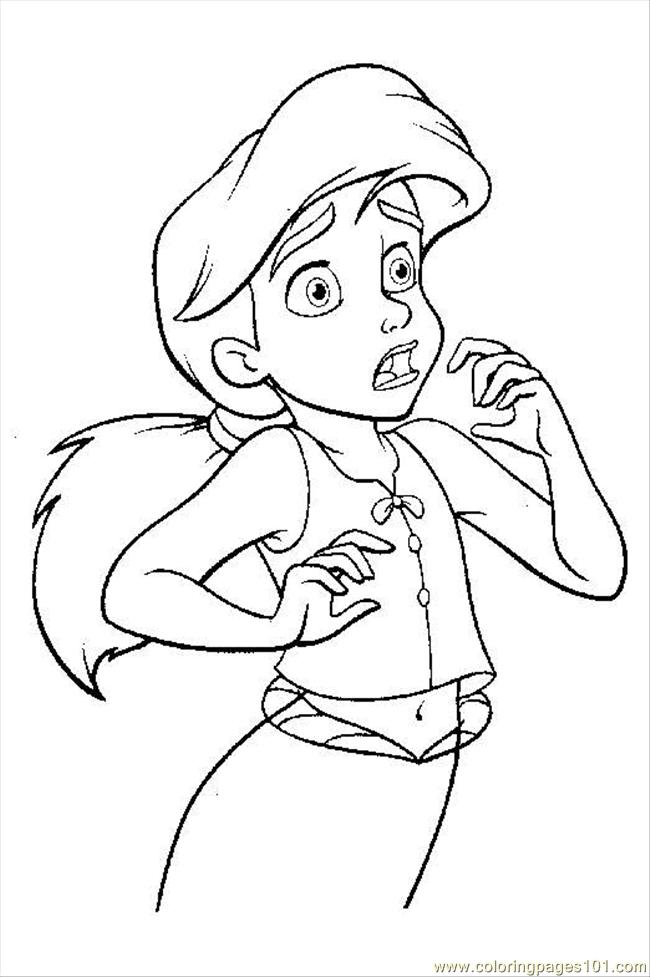 Donald Shock Coloring Page | Kids Coloring Page