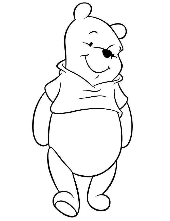 Pics Of Winnie The Pooh Coloring Home